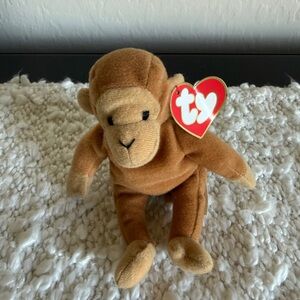 Ty Bongo Monkey Teenie Beanie